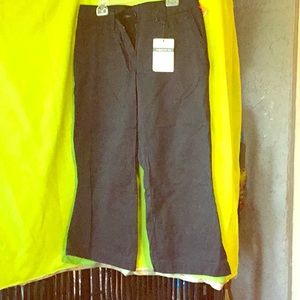 Tommy Hilfiger cropped low rise black khakis